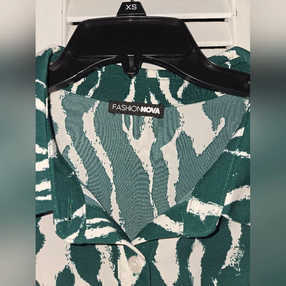 Fashion Nova Women's 2X Safari Vibes Jumpsuit - Picture 6 of 14